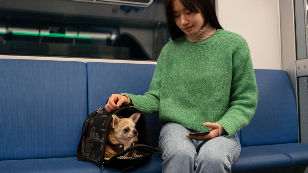 viagem de avião com cães